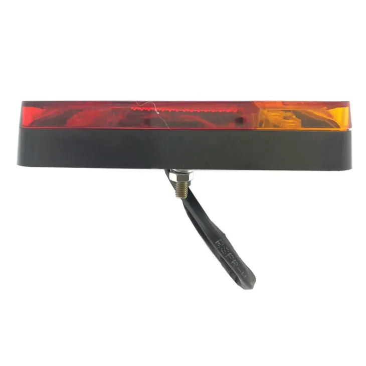 Truck Trailer Red & Amber Combined StopTurnTail Light With Reflectors 150mm X 80mm